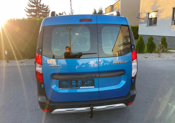 Dacia Dokker cena 33900 przebieg: 125000, rok produkcji 2016 z Czarna Woda małe 137